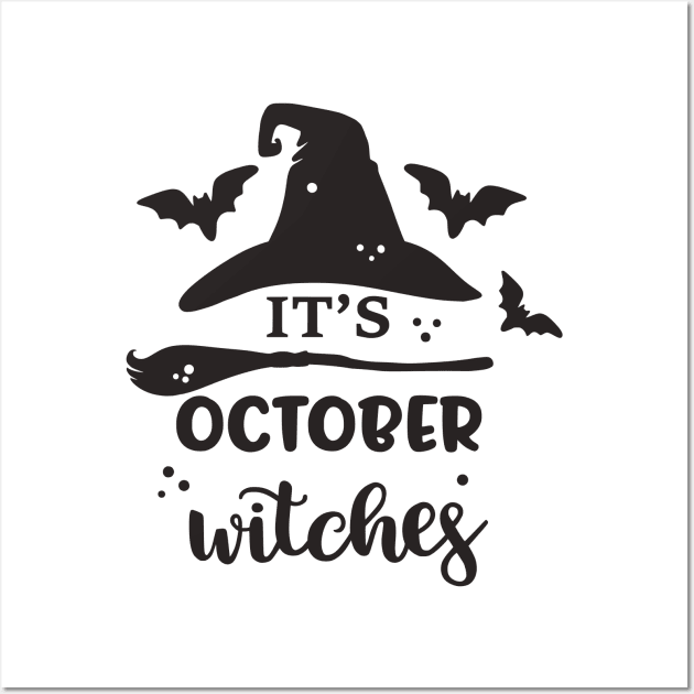 Its October witches Wall Art by VekiStore